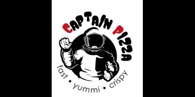 f1 captain-pizza-a-logo-design